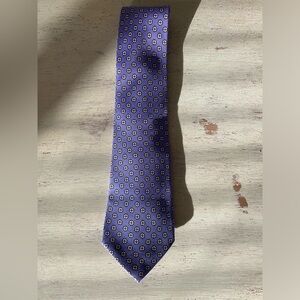 Polo Ralph Lauren Hand Made in USA Vintage Spaced Medallions Tie in Purple